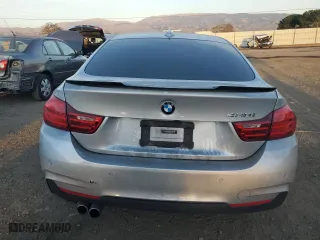2017 BMW 4 Series 430i with VIN WBA4F7C34HG788828, listed as a Copart auction lot 43574815 with 106,934 mi miles and Salvage Title. Bid and sale history available at carsss.com. Image 6.