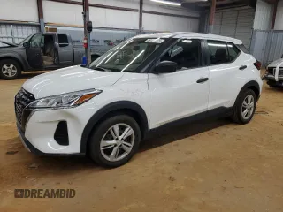 2021 Nissan Kicks S with VIN 3N1CP5BV2ML487812, listed as a Copart auction lot 48152235 with 82,640 mi miles and Clean Title. Bid and sale history available at carsss.com. Image 1.