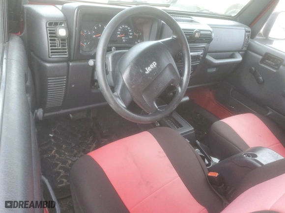 2005 Jeep Wrangler X with VIN 1J4FA39S85P370411, listed as a Copart auction lot 48185265 with 176,807 mi miles and Salvage Title. Bid and sale history available at carsss.com. Image 8.