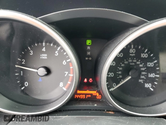 2012 Mazda 5 Sport with VIN JM1CW2BL4C0134805, listed as a Copart auction lot 54729525 with 144,991 mi miles and Salvage Title. Bid and sale history available at DreamBid. Image 9.