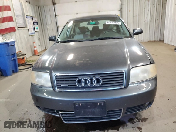 2004 Audi A6 z VIN WAUCD64B34N092260, wystawiony jako Copart lot #80863004 z przebiegiem 136 377 mil mil oraz Czysty tytuł • Clean title. Historia ofert i sprzedaży dostępna na DreamBid. Obrazek 5.