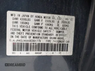 2008 Acura TSX z VIN JH4CL96868C001779, wystawiony jako IAAI lot #42030254 z przebiegiem 227 943 mil mil oraz . Historia ofert i sprzedaży dostępna na DreamBid. Obrazek 9.