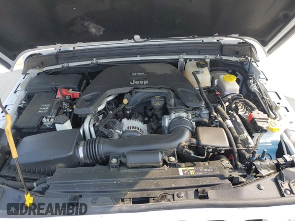 2020 Jeep Wrangler Unlimited Freedom with VIN 1C4HJXDG9LW238432, listed as a Copart auction lot 59087435 with 92,093 mi miles and Salvage title. Bid and sale history available at DreamBid. Image 11.