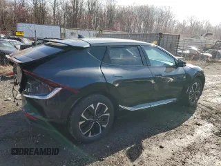 2023 Kia EV6 Wind with VIN KNDC34LA7P5129768, listed as a Copart auction lot 50128505 with 25,324 mi miles and Salvage Title. Bid and sale history available at DreamBid. Image 3.