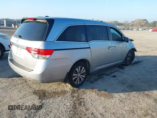 2016 Honda Odyssey EX-L with VIN 5FNRL5H65GB080864, listed as a IAAI auction lot 41476716 with 171,550 mi miles. Bid and sale history available at carsss.com. Image 4.