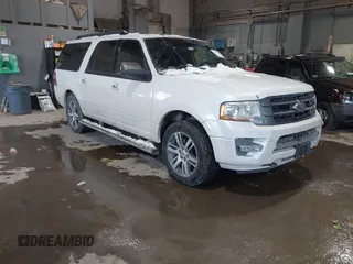 2017 Ford Expedition Max Limited z VIN 1FMJK2AT4HEA62658, wystawiony jako IAAI lot #41493145 z przebiegiem 164 230 mil mil oraz . Historia ofert i sprzedaży dostępna na DreamBid. Obrazek 1.