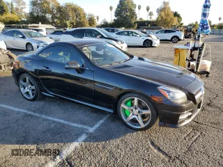 2015 Mercedes-Benz SLK-Class SLK 350 with VIN WDDPK5HA4FF100858, listed as a Copart auction lot 80667864 with 101,052 mi miles and Salvage Title. Bid and sale history available at carsss.com. Image 4.