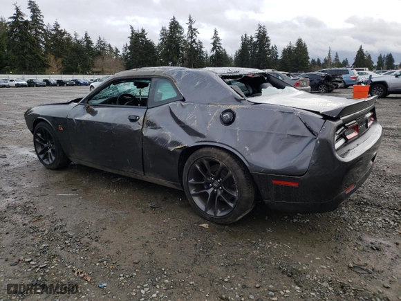 2022 Dodge Challenger R/T Scat Pack with VIN 2C3CDZFJ7NH256987, listed as a Copart auction lot 45999095 with 8,145 mi miles and Salvage Title. Bid and sale history available at carsss.com. Image 2.