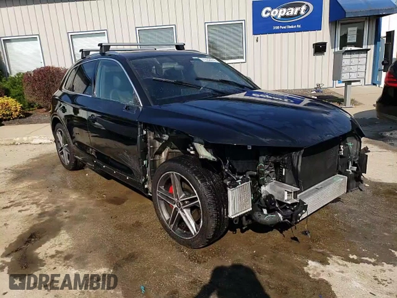 2020 Audi SQ5 Premium Plus with VIN WA1B4AFY0L2123543, listed as a Copart auction lot 71032274 with 44,446 mi miles and Salvage Title. Bid and sale history available at DreamBid. Image 14.