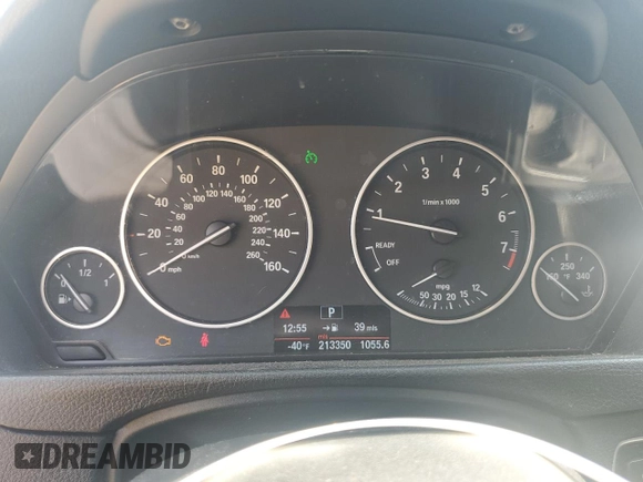 2013 BMW 3 Series 328i with VIN WBA3A5C58DF357103, listed as a Copart auction lot 64050415 with 213,350 mi miles and Salvage title. Bid and sale history available at DreamBid. Image 9.