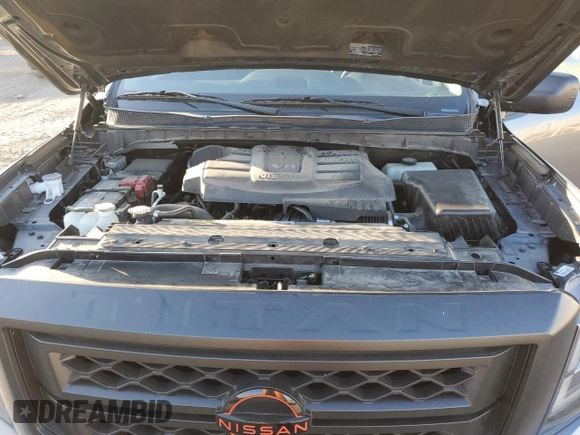 2024 Nissan Titan Pro-4X with VIN 1N6AA1ED7RN106901, listed as a Copart auction lot 43573995 with 42,973 mi miles and Salvage title. Bid and sale history available at DreamBid. Image 11.