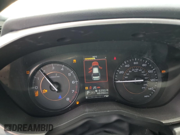 2021 Subaru Crosstrek Premium with VIN JF2GTAPC6M8278051, listed as a Copart auction lot 60501405 with 46,350 mi miles and Salvage title. Bid and sale history available at DreamBid. Image 9.