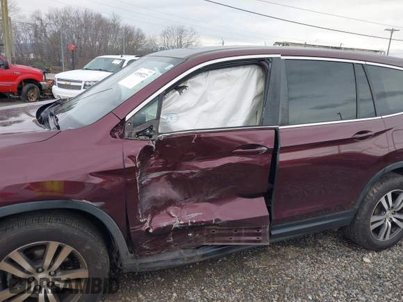 2016 Honda Pilot EX-L with VIN 5FNYF6H58GB072368, listed as a IAAI auction lot 41055222 with 130,813 mi miles. Bid and sale history available at carsss.com. Image 6.