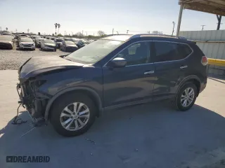 2016 Nissan Rogue SV with VIN KNMAT2MT0GP698512, listed as a Copart auction lot 49680445 with 90,849 mi miles and Salvage Title. Bid and sale history available at carsss.com. Image 1.
