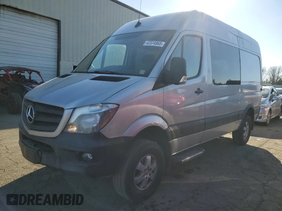 2018 Mercedes-Benz Sprinter with VIN WD4FE7CD5JP631179, listed as a Copart auction lot 42374965 with 49,000 mi miles and Salvage Title. Bid and sale history available at DreamBid. Image 1.