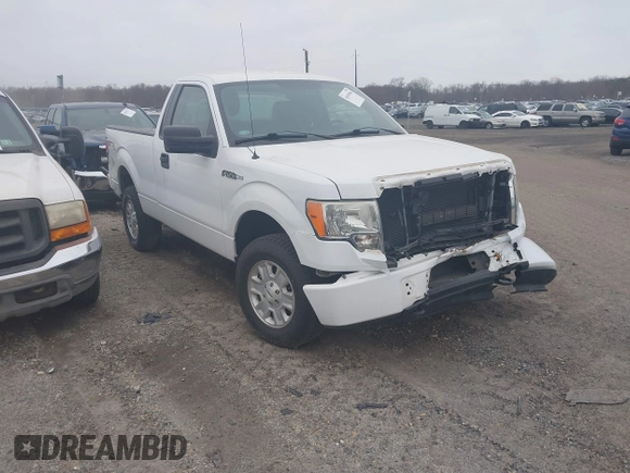 2013 Ford F-150 XL with VIN 1FTMF1EMXDKG20124, listed as a IAAI auction lot 41691986 with 80,408 mi miles. Bid and sale history available at carsss.com. Image 1.
