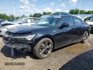 2024 Acura Integra Technology with VIN 19UDE4H62RA015403, listed as a Copart auction lot 60281775 with 14,563 mi miles and Salvage title. Bid and sale history available at DreamBid. Image 1.