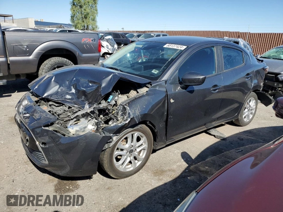 2016 Scion iA with VIN 3MYDLBZV3GY145554, listed as a Copart auction lot 68137424 with 0 mi miles and Salvage Title. Bid and sale history available at carsss.com. Image 1.