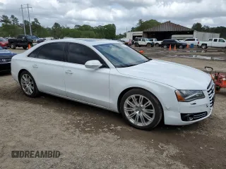 2014 Audi A8 3.0T z VIN WAURGAFD6EN004841, wystawiony jako Copart lot #51474005 z przebiegiem 214 588 mil mil oraz Szkoda całkowita • Salvage title. Historia ofert i sprzedaży dostępna na DreamBid. Obrazek 4.