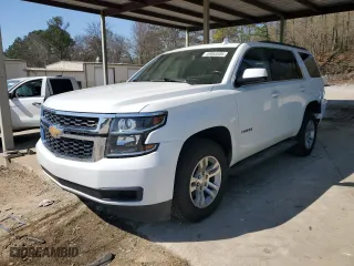2018 Chevrolet Tahoe LT with VIN 1GNSCBKC7JR218752, listed as a Copart auction lot 49953505 with 97,258 mi miles and Salvage Title. Bid and sale history available at carsss.com. Image 1.