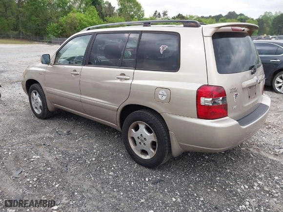 2005 Toyota Highlander with VIN JTEDP21A350045033, listed as a IAAI auction lot 42042508 with 255,566 mi miles. Bid and sale history available at carsss.com. Image 3.