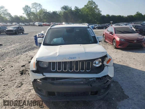 2018 Jeep Renegade Latitude with VIN ZACCJABB7JPH75163, listed as a Copart auction lot 54932455 with 267,193 mi miles and Salvage title. Bid and sale history available at DreamBid. Image 5.