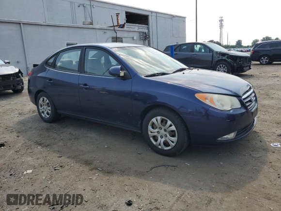 2009 Hyundai Elantra GLS z VIN KMHDU46D69U760247, wystawiony jako Copart lot #59694895 z przebiegiem 215 328 mil mil oraz Szkoda całkowita • Salvage title. Historia ofert i sprzedaży dostępna na DreamBid. Obrazek 4.