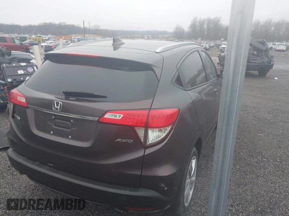 2020 Honda HR-V EX with VIN 3CZRU6H54LM735364, listed as a IAAI auction lot 41447526 with 30,998 mi miles. Bid and sale history available at carsss.com. Image 4.