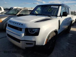 2021 Land Rover Defender with VIN SALEKERX3M2038595, listed as a Copart auction lot 75156244 with 42,974 mi miles and Salvage title. Bid and sale history available at DreamBid. Image 1.