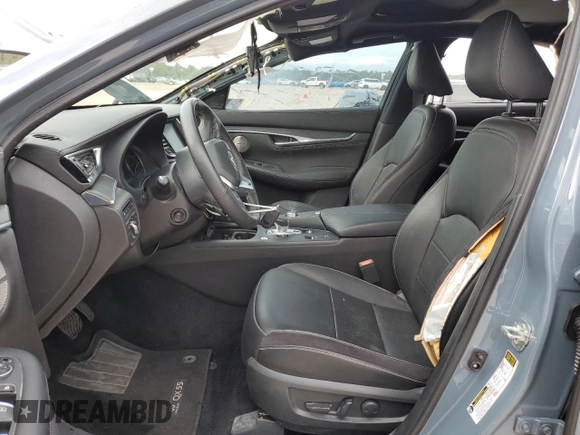 2022 Infiniti QX55 Sensory with VIN 3PCAJ5L38NF104572, listed as a Copart auction lot 79046904 with 23,736 mi miles and Salvage title. Bid and sale history available at DreamBid. Image 7.