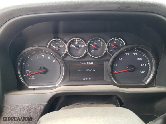 2019 Chevrolet Silverado 1500 LT with VIN 3GCPWCED4KG256411, listed as a Copart auction lot 51930345 with 73,485 mi miles and Salvage Title. Bid and sale history available at carsss.com. Image 9.