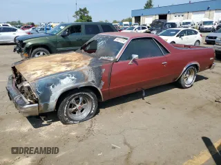 1979 Chevrolet El Camino z VIN 1W80J9K525072, wystawiony jako Copart lot #68811314 z przebiegiem Nie podano mil oraz Czysty tytuł • Clean title. Historia ofert i sprzedaży dostępna na DreamBid. Obrazek 1.