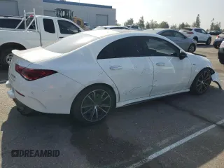 2021 Mercedes-Benz CLA 45 AMG with VIN W1K5J5DB9MN178970, listed as a Copart auction lot 67955604 with 21,947 mi miles and Salvage Title. Bid and sale history available at DreamBid. Image 3.
