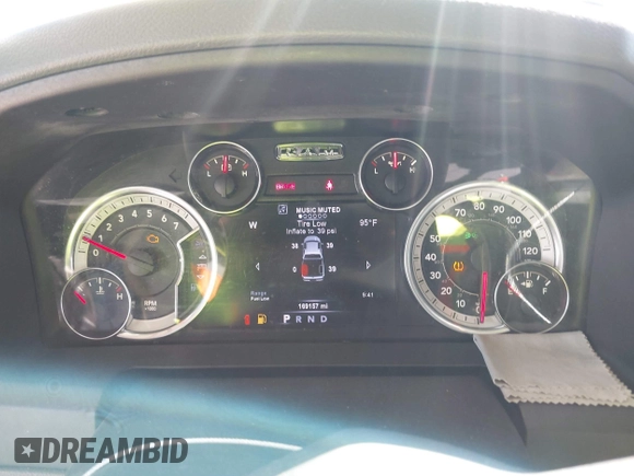 2017 Ram 1500 Big Horn with VIN 3C6RR6LT4HG592197, listed as a IAAI auction lot 42182395 with 169,157 mi miles and . Bid and sale history available at DreamBid. Image 7.