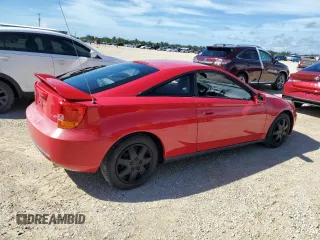 2000 Toyota Celica GT with VIN JTDDR32T0Y0061960, listed as a Copart auction lot 73967584 with 0 mi miles and Salvage Title. Bid and sale history available at carsss.com. Image 3.