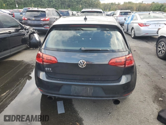 2015 Volkswagen Golf GTI S with VIN 3VW5T7AU1FM103518, listed as a Copart auction lot 73334204 with 79,455 mi miles and Salvage Title. Bid and sale history available at carsss.com. Image 6.
