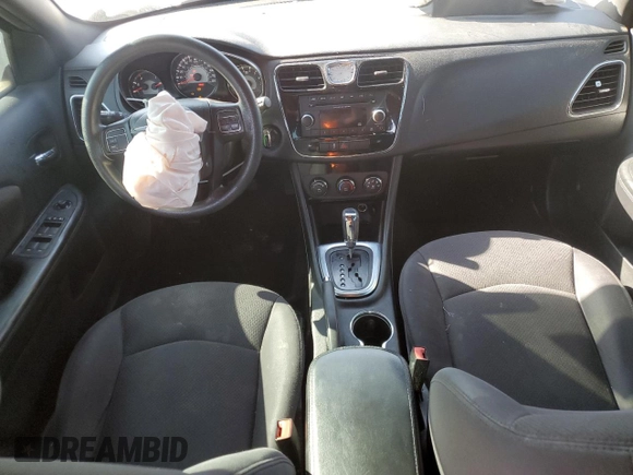 2014 Chrysler 200 LX with VIN 1C3CCBAB0EN124638, listed as a Copart auction lot 52095355 with 163,162 mi miles and Salvage Title. Bid and sale history available at carsss.com. Image 8.