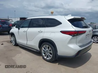 2023 Toyota Highlander L with VIN 5TDKDRAH4PS032141, listed as a IAAI auction lot 42476982 with 24,327 mi miles and . Bid and sale history available at DreamBid. Image 3.