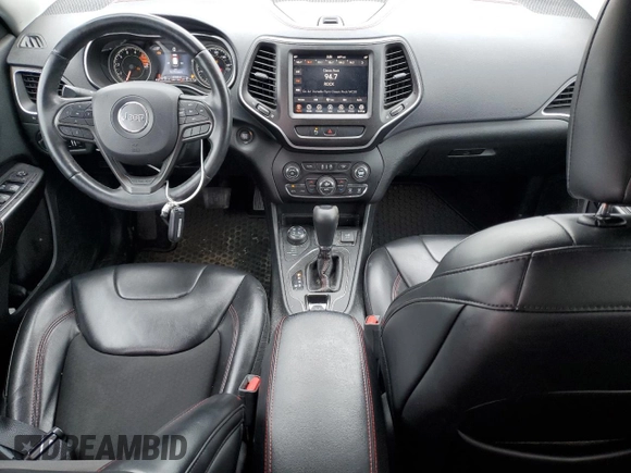2019 Jeep Cherokee Trailhawk with VIN 1C4PJMBX7KD308842, listed as a Copart auction lot 59807225 with 65,908 mi miles and Clean title. Bid and sale history available at DreamBid. Image 8.