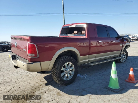2014 Ram 2500 Longhorn with VIN 3C6UR5PL0EG323074, listed as a Copart auction lot 47642665 with 296,634 mi miles and Clean Title. Bid and sale history available at carsss.com. Image 3.