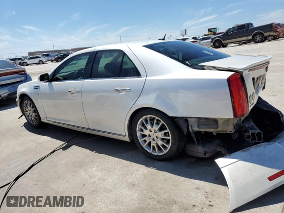 2008 Cadillac STS RWD w/1SB with VIN 1G6DW67V480108608, listed as a Copart auction lot 48494684 with Not Provided miles and Salvage Title. Bid and sale history available at carsss.com. Image 2.