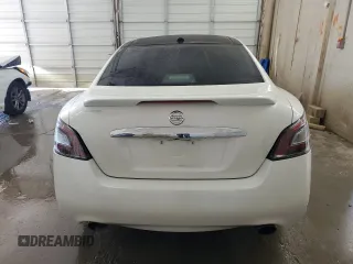 2014 Nissan Maxima SV with VIN 1N4AA5AP1EC453369, listed as a Copart auction lot 52077375 with 139,554 mi miles and Salvage Title. Bid and sale history available at DreamBid. Image 6.