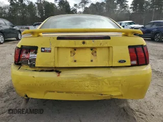 2002 Ford Mustang Standard with VIN 1FAFP40442F128344, listed as a Copart auction lot 48189045 with 0 mi miles and Salvage Title. Bid and sale history available at carsss.com. Image 6.