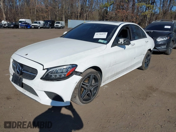2019 Mercedes-Benz C 300 with VIN WDDWF8EB9KR514368, listed as a IAAI auction lot 41706039 with 71,315 mi miles and . Bid and sale history available at carsss.com. Image 17.
