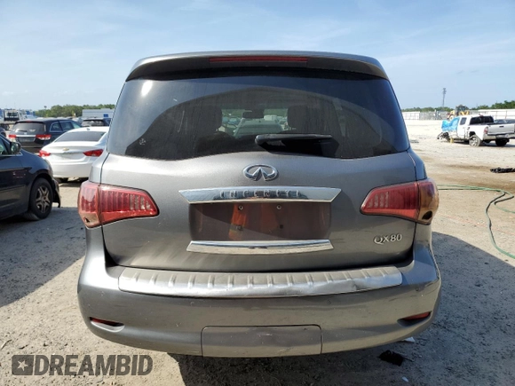 2017 Infiniti QX80 with VIN JN8AZ2NE1H9154321, listed as a Copart auction lot 54589335 with Not provided miles and Clean title. Bid and sale history available at DreamBid. Image 6.