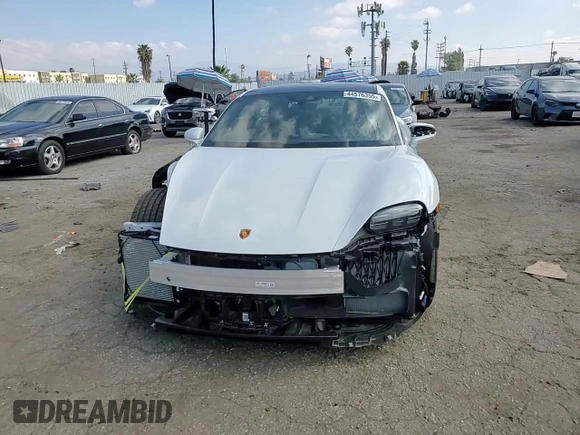 2024 Porsche Taycan with VIN WP0AA2Y1XRSA12641, listed as a Copart auction lot 44576355 with 4,449 mi miles and Salvage Title. Bid and sale history available at DreamBid. Image 11.