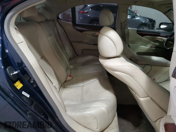 2011 Lexus LS 460 z VIN JTHBL5EF5B5105065, wystawiony jako Copart lot #89051615 z przebiegiem 145 609 mil mil oraz Szkoda całkowita • Salvage title. Historia ofert i sprzedaży dostępna na DreamBid. Obrazek 10.