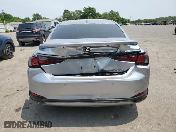 2022 Lexus ES 300h F Sport with VIN 58AGA1C16NU023275, listed as a Copart auction lot 59368385 with 56,719 mi miles and Salvage title. Bid and sale history available at DreamBid. Image 6.