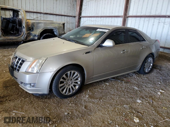2013 Cadillac CTS Performance with VIN 1G6DK5E30D0157791, listed as a Copart auction lot 83798544 with 124,638 mi miles and Salvage Title. Bid and sale history available at DreamBid. Image 1.