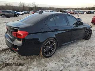 2018 BMW M3 with VIN WBS8M9C51J5J79567, listed as a Copart auction lot 81814643 with 33,364 mi miles. Bid and sale history available at carsss.com. Image 3.